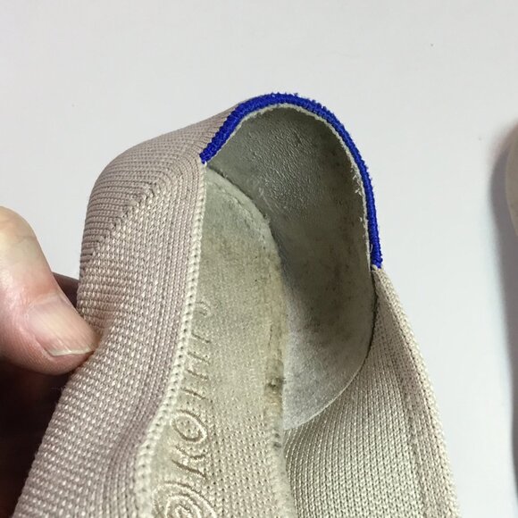 ROTHY’S Women's "The Flat" Round Toe Size 7.5 Beige Comfort Washable - Picture 7 of 12